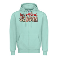 Seafoam tis the season with christmas cake Zipper Hoodie - AdoDesignShop