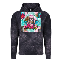 Nail Tools And Polish With Flowers And Tooled Leather Seamless Pattern Vintage Hoodie | Teevron