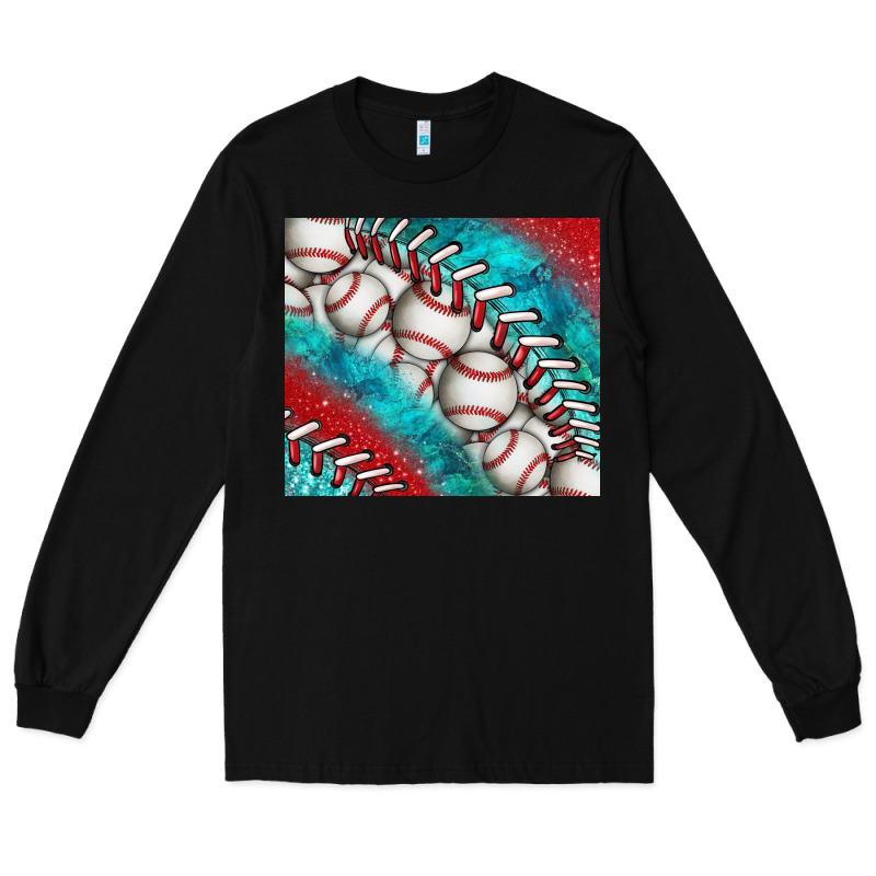 Baseball And Gemstone Tumbler Long Sleeve Tee by BundleAndBundleShop | Teevron