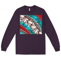 Plum baseball and gemstone tumbler Long Sleeve Tee - BundleAndBundleShop