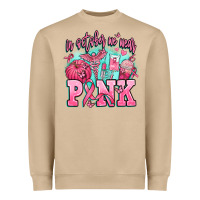 Mushroom in october we wear pink Heavyweight Sweatshirt - AdoDesignShop