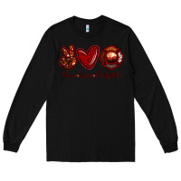 Black Peace Love Firefighter Long Sleeve Tee - RanaPortraitStore