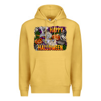 Antique Gold happy halloween koala Premium Hoodie - LillyAllenDesigns