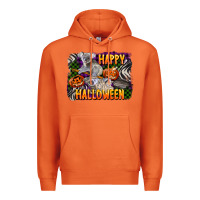 Carrot happy halloween koala Premium Hoodie - LillyAllenDesigns