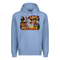 Colony Blue happy halloween koala Premium Hoodie - LillyAllenDesigns