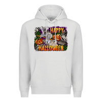 Dove Grey happy halloween koala Premium Hoodie - LillyAllenDesigns