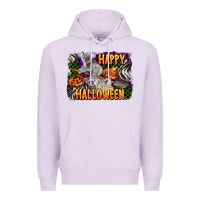 Lilac happy halloween koala Premium Hoodie - LillyAllenDesigns