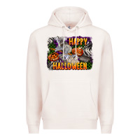 Pale Pink happy halloween koala Premium Hoodie - LillyAllenDesigns