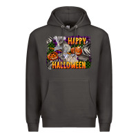 Smoke happy halloween koala Premium Hoodie - LillyAllenDesigns