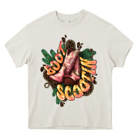 Cream Boots scootin Heavy Core Tee - HowdyJamesFarm