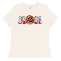 Bone Tie dye sunflower Mom Mother's Day Ladies Tee - HowdyJamesFarm