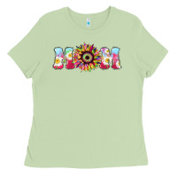 Matcha Tie dye sunflower Mom Mother's Day Ladies Tee - HowdyJamesFarm