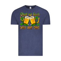 Vintage Denim St. Patrick’s Day shut up liver you are fine Vintage Tee - OliviaCreatesArt