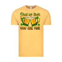 Vintage Mustard St. Patrick’s Day shut up liver you are fine Vintage Tee - OliviaCreatesArt