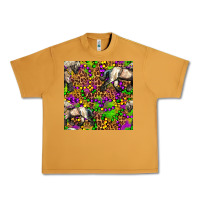 Peanut Butter mardi gras leopard horse seamless pattern Urban Heavy Tee - FaDigitalArtStudio