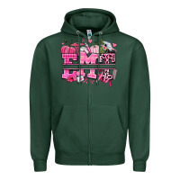 Sports Green emt cancer and fall Zipper Hoodie - AdoDesignShop