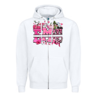 White emt cancer and fall Zipper Hoodie - AdoDesignShop