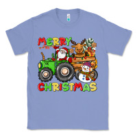 Colony Blue merry christmas crew tractor Classic Tee - CowGirlArtShop