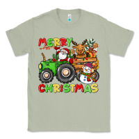 Matcha merry christmas crew tractor Classic Tee - CowGirlArtShop
