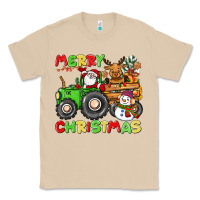 Mushroom merry christmas crew tractor Classic Tee - CowGirlArtShop