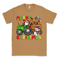 Toasted Coconut merry christmas crew tractor Classic Tee - CowGirlArtShop