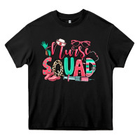 Black nurse squad Heavy Core Tee - RanaPortraitStore