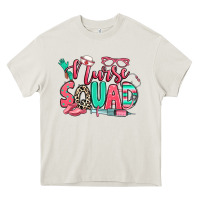 Cream nurse squad Heavy Core Tee - RanaPortraitStore