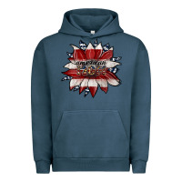 Pigment Midnight Navy american mom Urban Hoodie - JahusDesignShop