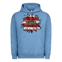Pigment Pebble Blue american mom Urban Hoodie - JahusDesignShop