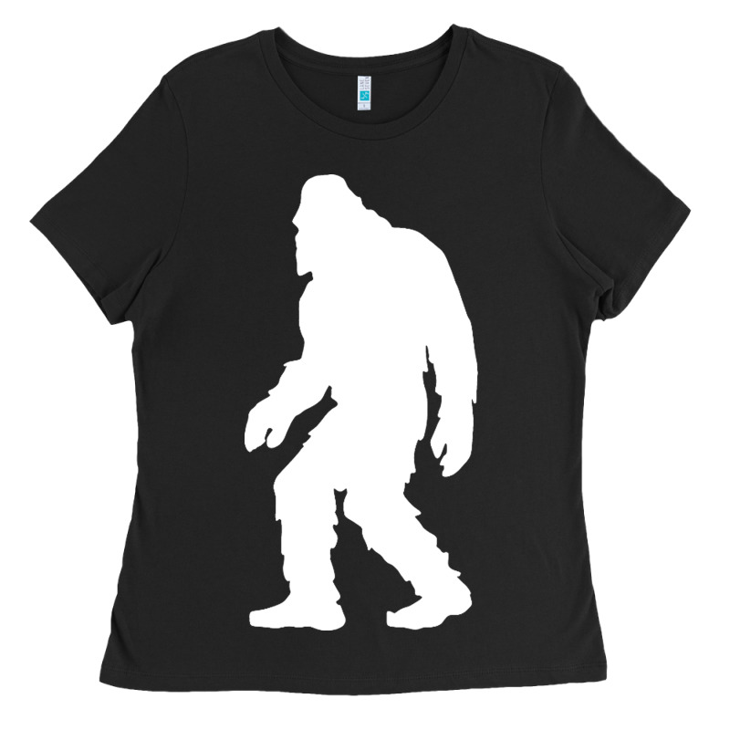 Bigfoot Walking Silhouette Ladies Tee by artisFamous | Teevron