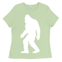 Matcha bigfoot walking silhouette Ladies Tee - artisFamous