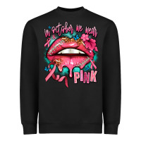 Black in october we wear pink  lips Heavyweight Sweatshirt - AdoDesignShop