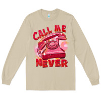 Mushroom call me never Long Sleeve Tee - FaDigitalArtStudio