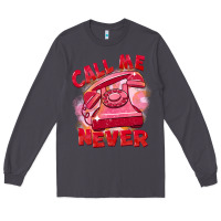 Smoke call me never Long Sleeve Tee - FaDigitalArtStudio