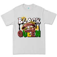 Dove Grey black queen Premium Tee - CowGirlArtShop