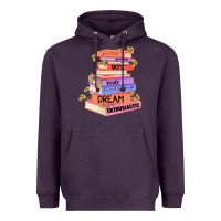 Plum booktroverts Heavyweight Hoodie - JahusDesignShop