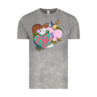 Cloud Rock Easter Day Western Easter hearts Vintage Tee - OliviaCreatesArt
