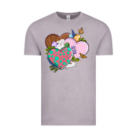 Vintage Zinc Easter Day Western Easter hearts Vintage Tee - OliviaCreatesArt