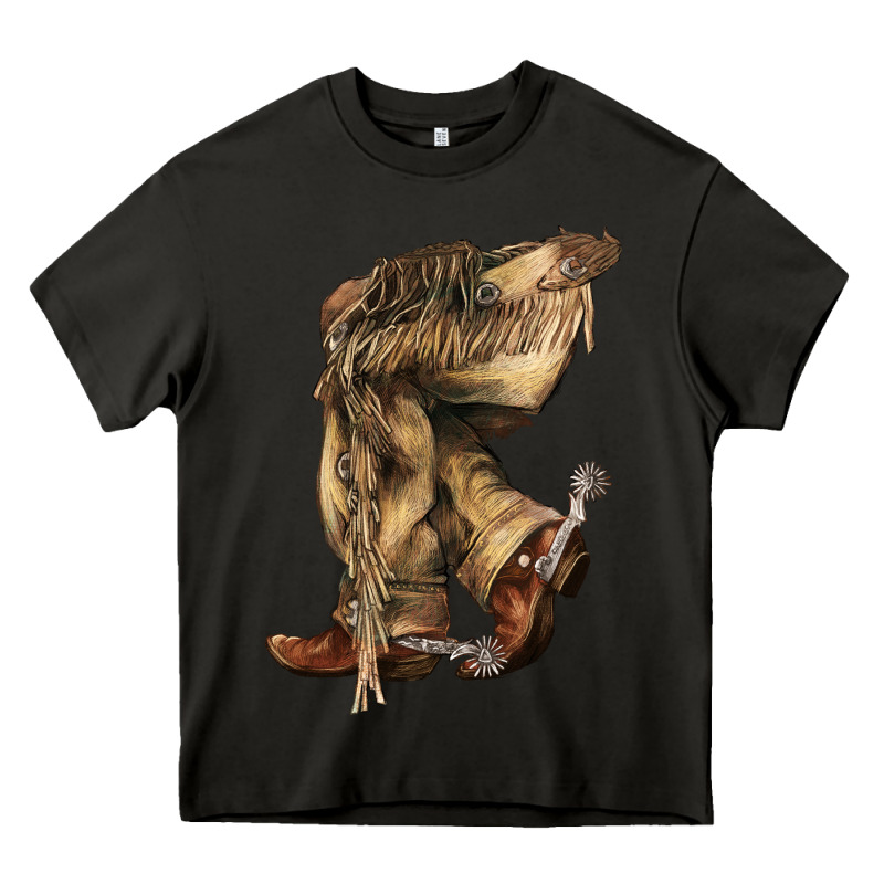 Cowboy Boots Western Heavy Core Tee by HowdyJamesFarm | Teevron