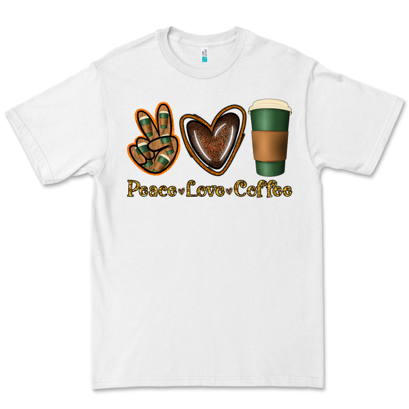 Peace Love Coffee Premium Tee by Jasminsmagicworld | Teevron