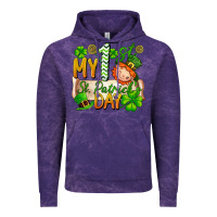 Cloud Purple my 1'st st patrick's day Vintage Hoodie - FaDigitalArtStudio