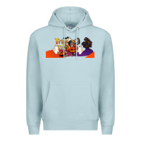 Blue Mist Trick Or Treat Baby Chimpanzee Premium Hoodie - LillyAllenDesigns