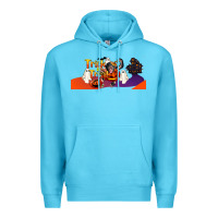 Ocean Blue Trick Or Treat Baby Chimpanzee Premium Hoodie - LillyAllenDesigns