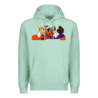 Seafoam Trick Or Treat Baby Chimpanzee Premium Hoodie - LillyAllenDesigns