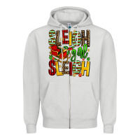 Dove Grey sleigh girl sleigh Zipper Hoodie - AdoDesignShop