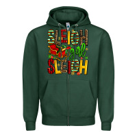 Sports Green sleigh girl sleigh Zipper Hoodie - AdoDesignShop
