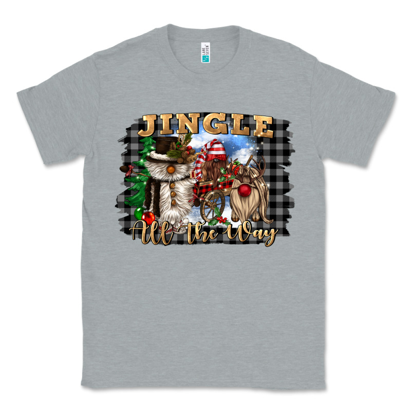 Jingle All The Way Classic Tee by CowGirlArtShop | Teevron