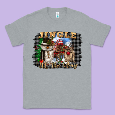 Jingle All The Way Classic Tee Designed By Cowgirlartshop