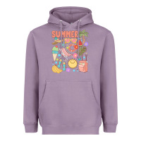 Lavender retro summer Heavyweight Hoodie - JahusDesignShop
