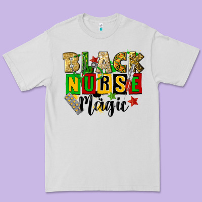 Black Nurse Magic Juneteenth Premium Tee Designed By Cowgirlartshop